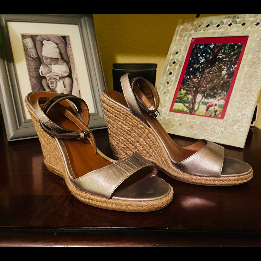 Silver Wedge sandals